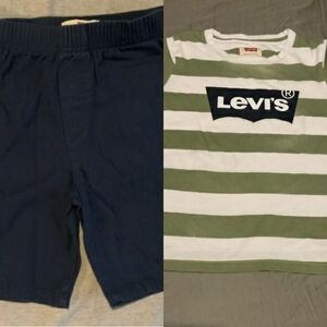 Levi’s Boy Green Striped T-Shirt like New!!!